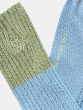 Hoff Herren Hellgrün-Blaue Socken