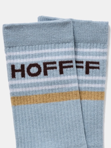 Hoff Herren Hellblaue Logo-Socken