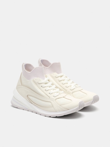 Hoff Herren Seven Flyknit Runner Off White