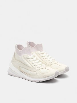 Hoff Herren Seven Flyknit Runner Off White