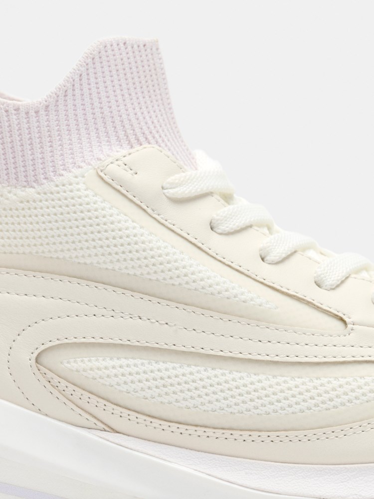 Hoff Herren Seven Flyknit Runner Off White
