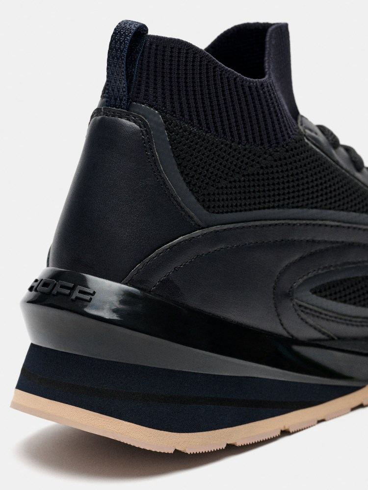 Hoff Herren Seven Flyknit RunnerSchwarz